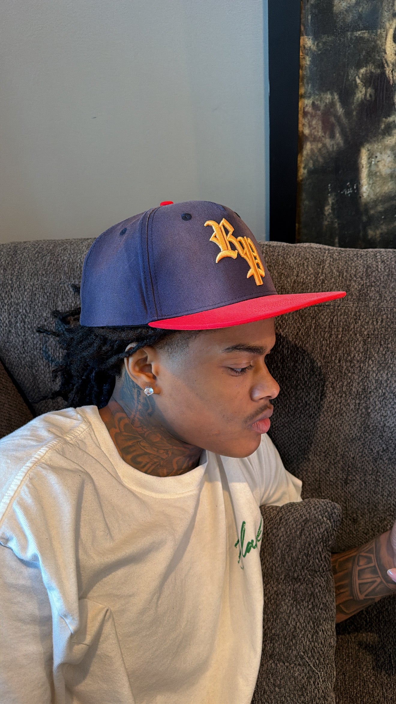 RP NAVY BLUE ACID WASH CAP (ON HAND)
