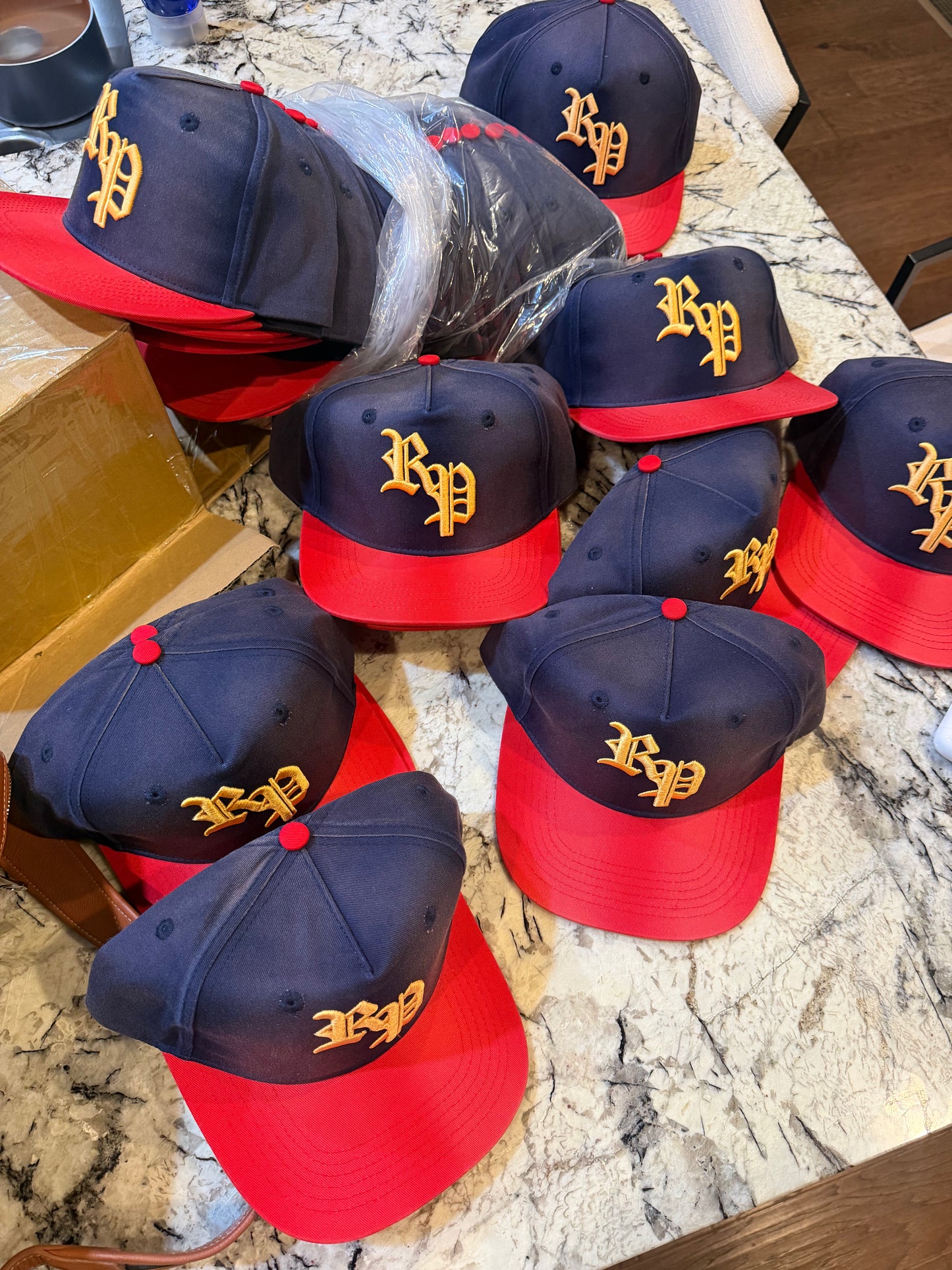 RP NAVY BLUE ACID WASH CAP (ON HAND)